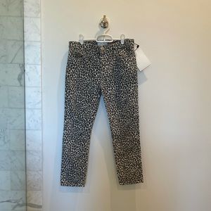 Current/Elliott Jeans Snow Leopard Print